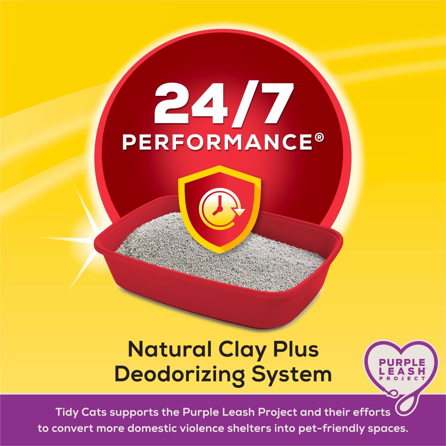 Purina 24/7 Clumping Cat Litter, Low Dust, Deodorizing, 20 Lb. Jug